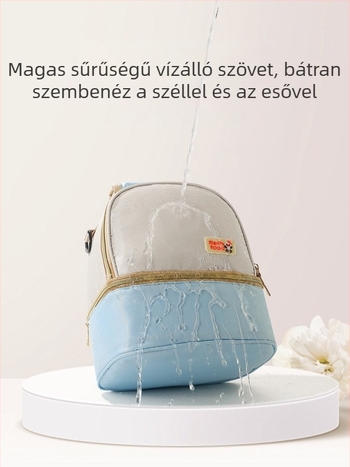 Mellszót tejhűtő táska munka közben, hordozható tejhűtő táska, multifunkcionális anya-gyermek táska, könnyű váll táska, külső: Oxford anyag, bélés: poliészter, tél 2024
