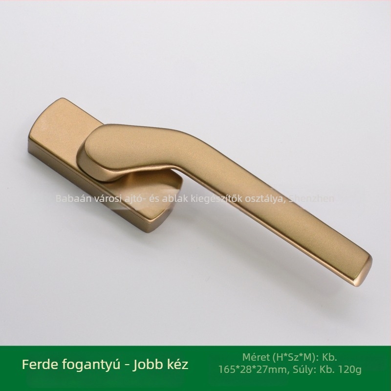 DP-Broken Bridge ablakkezelő alumíniumötvözetből, nanotechnológiás felülettel és magas hőmérsékletű festéssel – ajtó- és ablakhardverhez