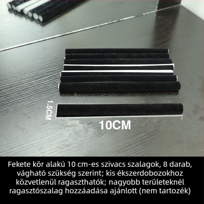 DIY állítható ékszeres doboz fiókkal, beépített szivacs sávokkal gyűrűknek, nyakláncoknak, fülbevalóknak, karkötőknek és medáloknak – antioxidáció elleni védelem, modern minimalista stílus