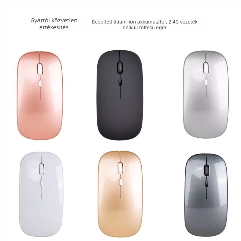 FV-W309S vezeték nélküli Bluetooth egér – kettős mód (Bluetooth + 2.4G), 1600dpi, 4 gomb, USB, ergonómikus kialakítás