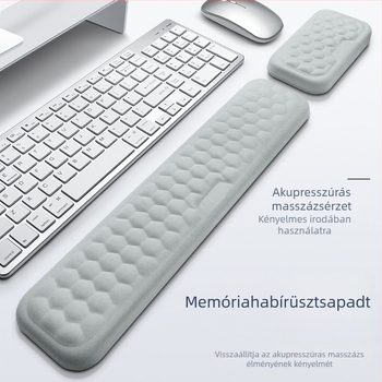 Mechanikus billentyűzet csukló alátét, textil anyag, egyoldalas, injekciós öntés, Short-tailed fox