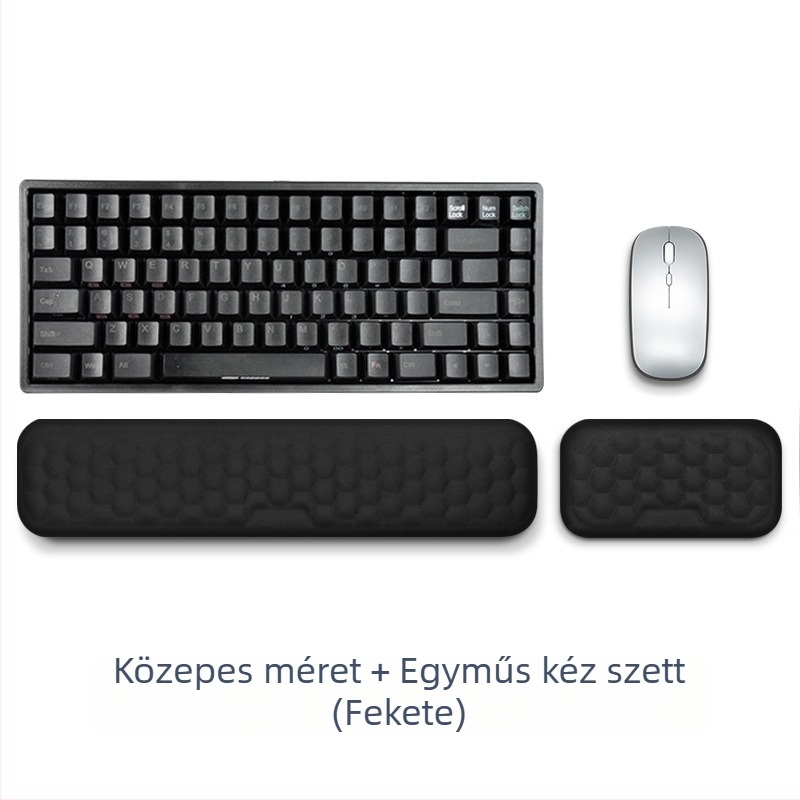 Mechanikus billentyűzet csukló alátét, textil anyag, egyoldalas, injekciós öntés, Short-tailed fox