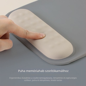Nagy egérpad, természetes kaučuk, egyszínű, játékos alátét