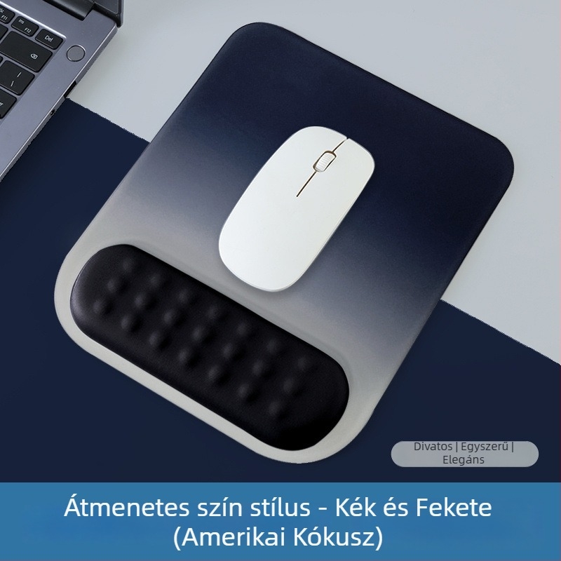 Nagy egérpad, természetes kaučuk, egyszínű, játékos alátét