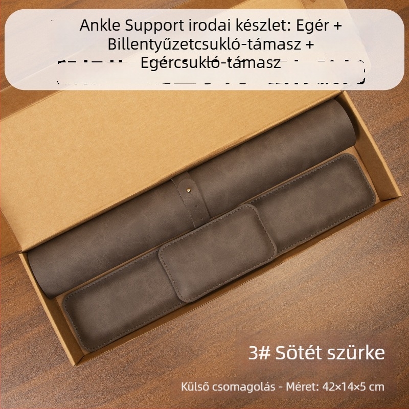 Háromrészes egérpad készlet csukló-támasz és billentyűzet-támasz – egyoldalas, Cortex anyag, asztali matrac formájú