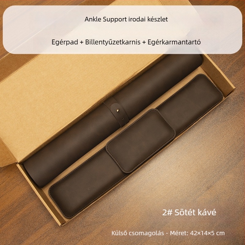 Háromrészes egérpad készlet csukló-támasz és billentyűzet-támasz – egyoldalas, Cortex anyag, asztali matrac formájú