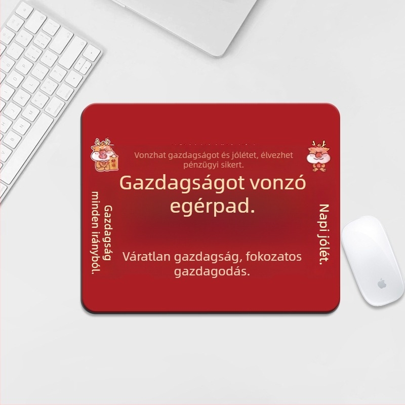 Kis méretű kreatív irodai egérpad, uniszex, laptophoz használható asztali matrac, hordozható, varrott szegéllyel