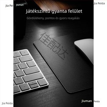 Gyanta egérpad, kétoldalas bőrfelülettel, izzadásgátló, gaming, modell Sd21a, hordozható asztali pad