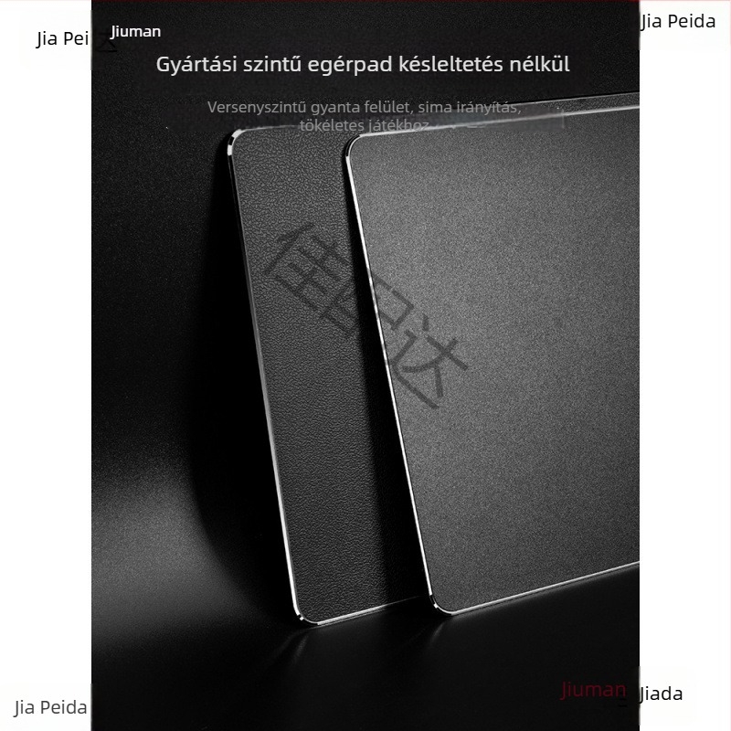 Gyanta egérpad, kétoldalas bőrfelülettel, izzadásgátló, gaming, modell Sd21a, hordozható asztali pad