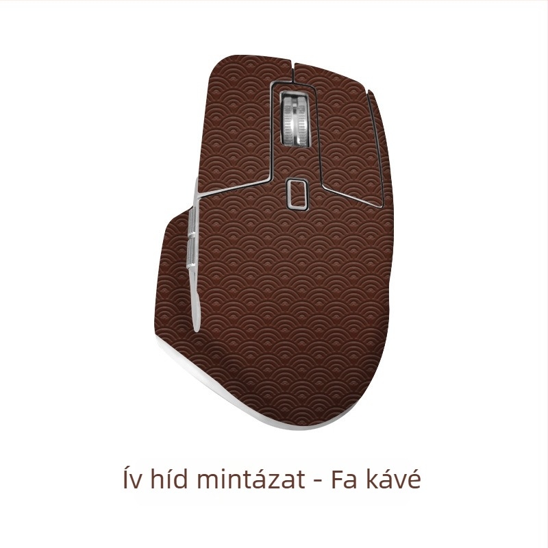 Logitech MX Master 3-hoz készült bőr egérborítás — csúszásmentes matt felület, dombor- és mélyedéses textúra, OEM-kompatibilis, univerzális illeszkedés