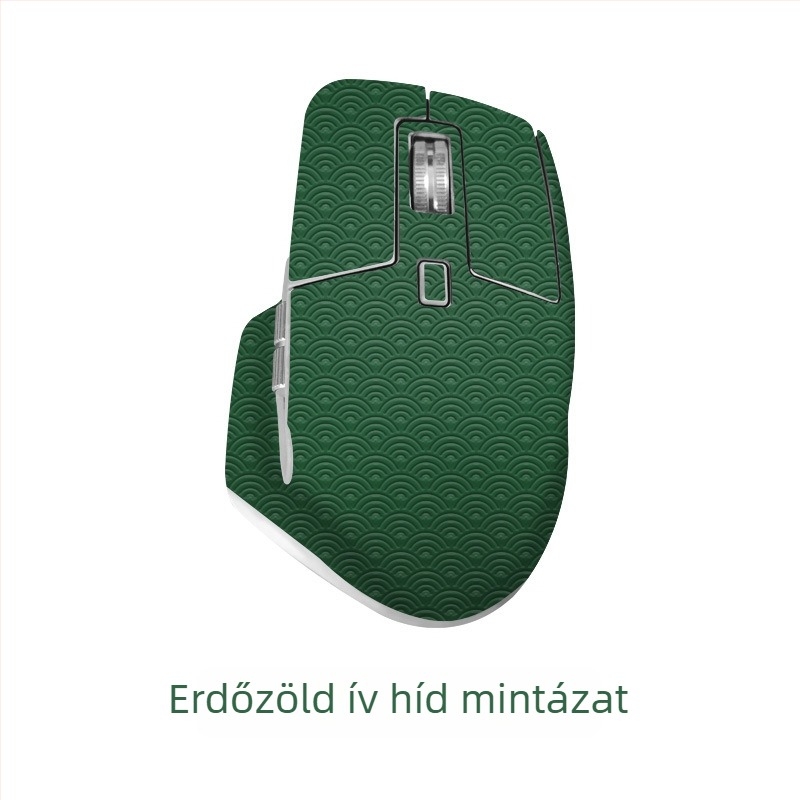 Logitech MX Master 3-hoz készült bőr egérborítás — csúszásmentes matt felület, dombor- és mélyedéses textúra, OEM-kompatibilis, univerzális illeszkedés