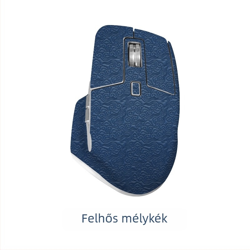 Logitech MX Master 3-hoz készült bőr egérborítás — csúszásmentes matt felület, dombor- és mélyedéses textúra, OEM-kompatibilis, univerzális illeszkedés