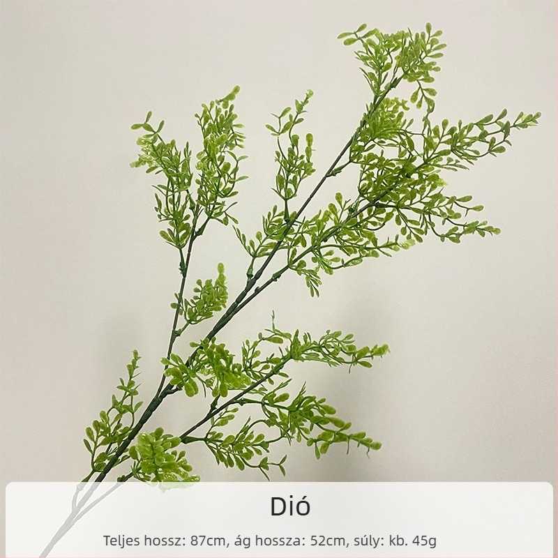 Xin yuda Mesterséges Eukaliptusz és Dragon Whisker Grass Virágkompozíció, Plasztik, Injekciós öntés, Variáció 3283093, Esküvőkre, Kültérre és Fotórekvizitumokra