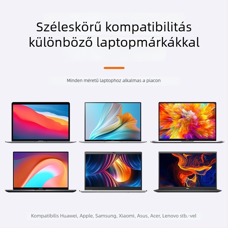A-104 műanyag laptop- és tabletállvány, állítható, összecsukható, könnyű 145 g