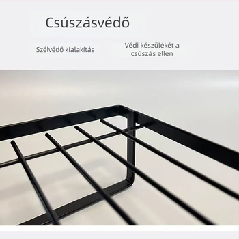 Laptop hűtő emelt polc, forgó típusú vasból készült tartó és több szintű asztali tároló