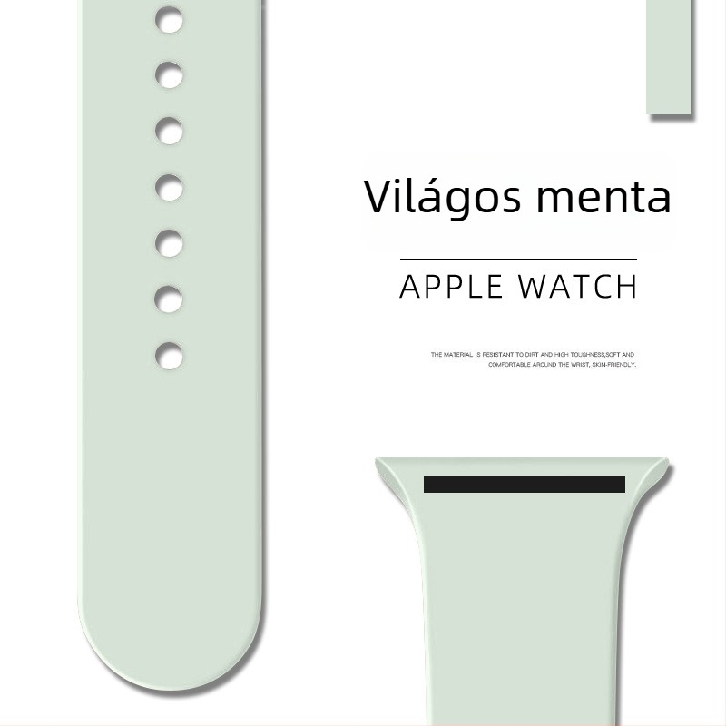 Apple Watch Series 11 szilikon sportszíj egyetlen csattal