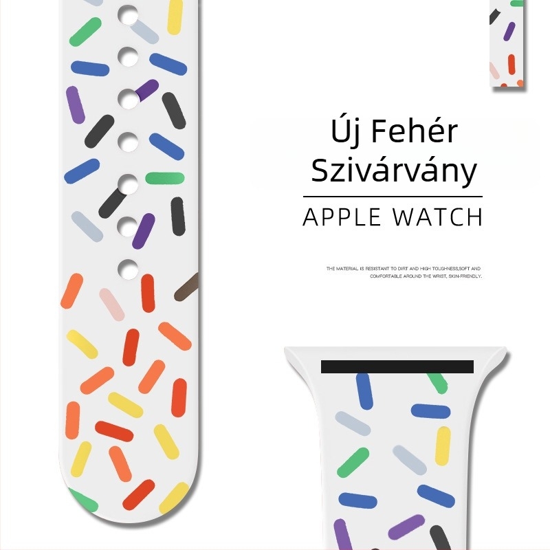 Apple Watch Series 11 szilikon sportszíj egyetlen csattal