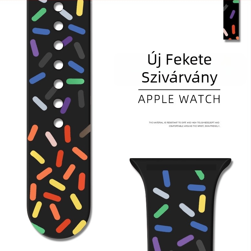 Apple Watch Series 11 szilikon sportszíj egyetlen csattal