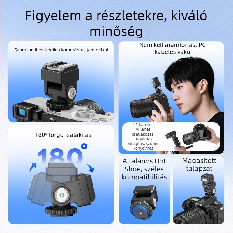 Godox TR/SF-R vakuszíntr jeladó/riasztó, univerzális magasságot növelő párna és IT30/2022 emelő tartó