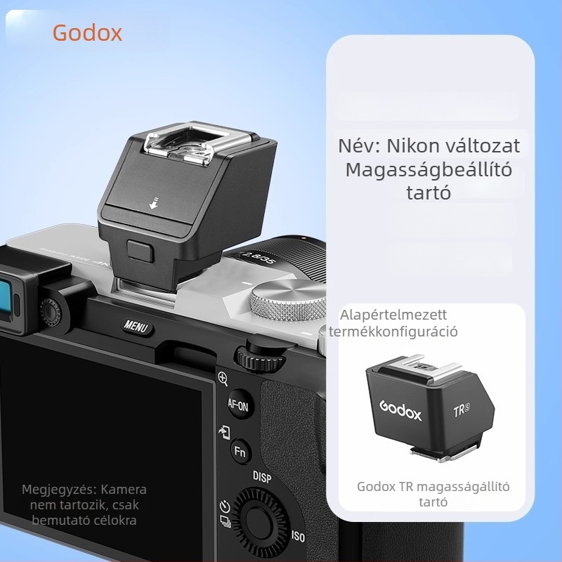 Godox TR/SF-R vakuszíntr jeladó/riasztó, univerzális magasságot növelő párna és IT30/2022 emelő tartó