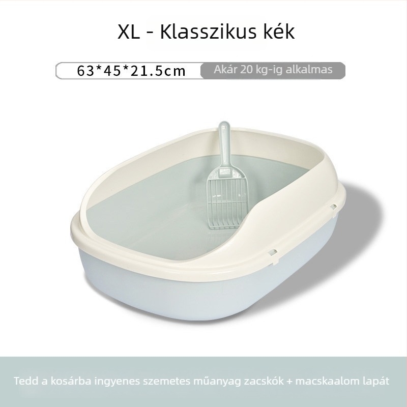 Macskaalomtálca fél-zárt kialakítású, játékos macskák számára; ajándékba adható, Anyag: Egyéb