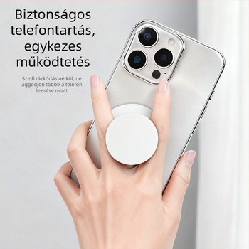 MagSafe mágneses telefonállvány légzsákkal, hordozható, átlátszó asztali tartó