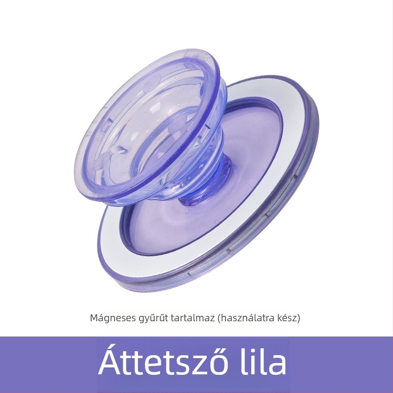 MagSafe mágneses telefonállvány légzsákkal, hordozható, átlátszó asztali tartó