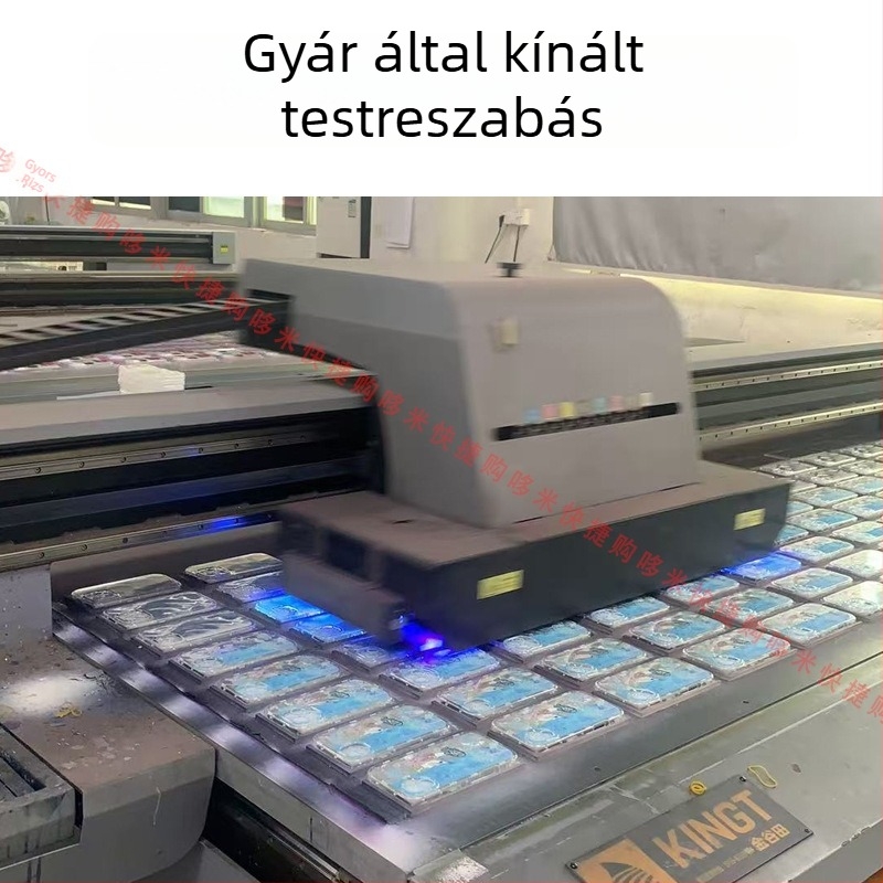Mágneses telefontartó, akril anyagból, karikatúra stílusú