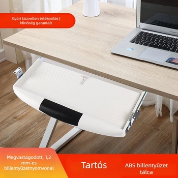 Shock ABS billentyűzet-tartó az asztalhoz, modell K2 — modern minimalista stílusú bútor