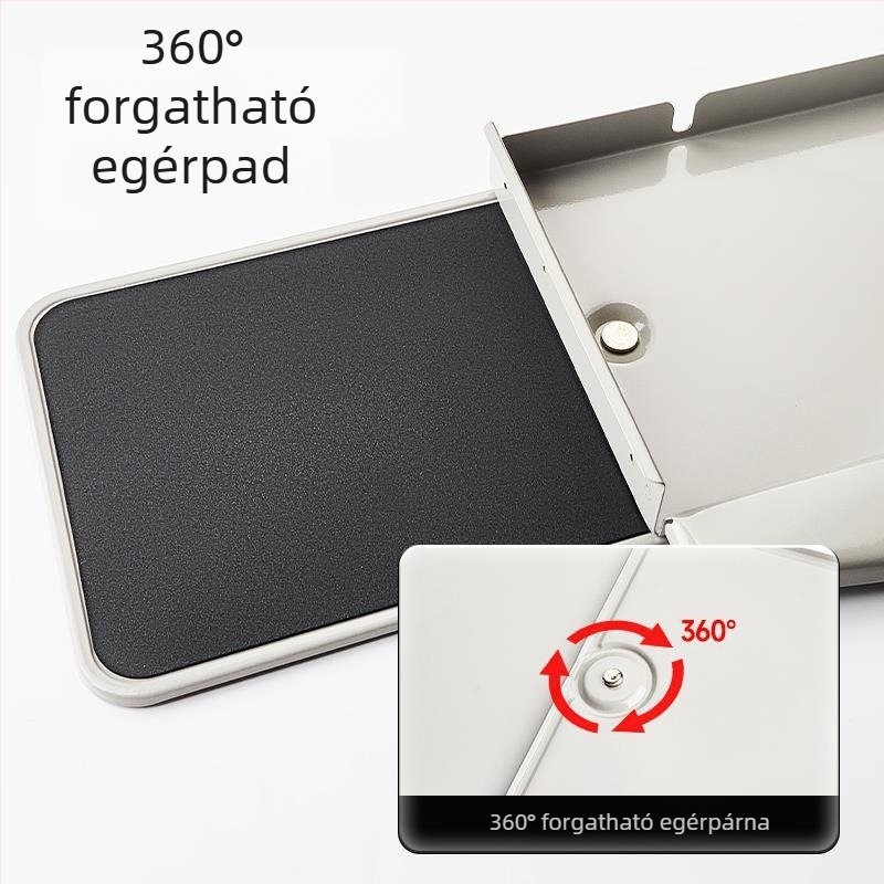 Asztal alatti billentyűzet-támla húzható szerkezettel és egér sínnel (Model SM/023; Stílus: Modern és minimalistikus; Márka: Nincs márka)