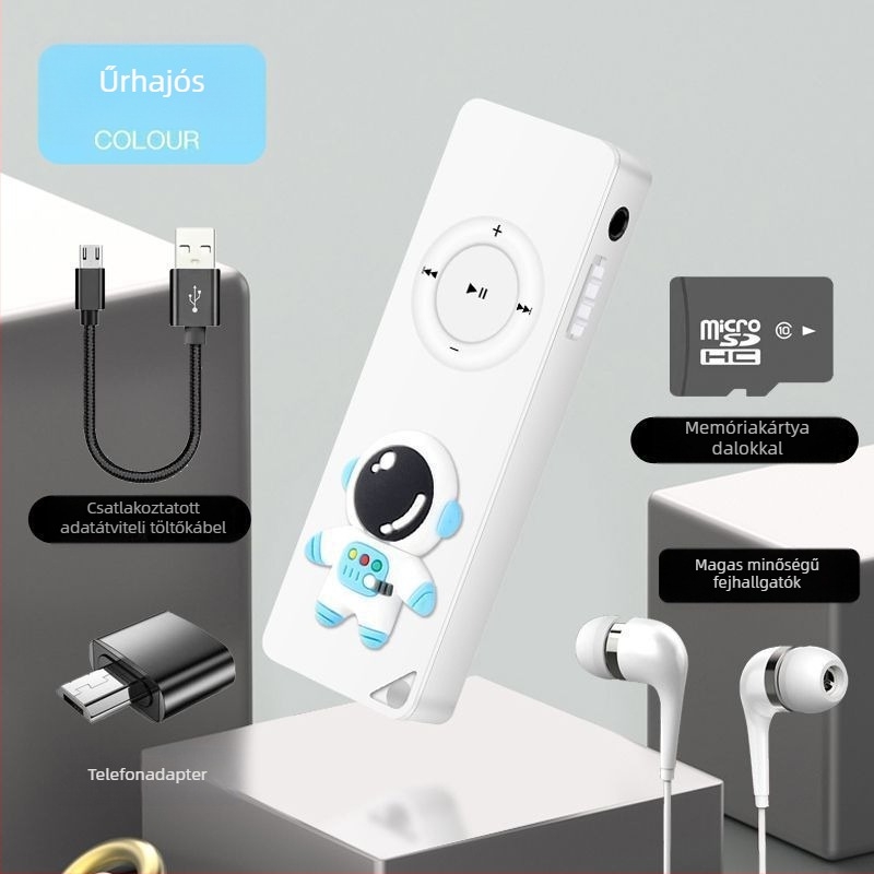 Mini MP3/MP4 zenelejátszó - Hordozható Walkman-stílusú lejátszó diákoknak