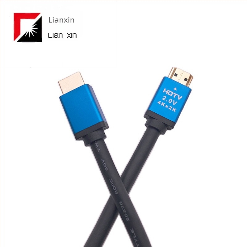 PC-hez HD-DTV interfész kábel, 4K2K 60Hz, oxigénmentes réz, aranyozott csatlakozók, alumínium-ötvözet burkolat, 19+1 vezetőmag