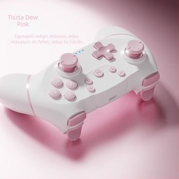 PC-hez készült vezeték nélküli joystick játékkontroller, Type-C interfész, vezeték nélküli kapcsolat, belépő szintű periféria