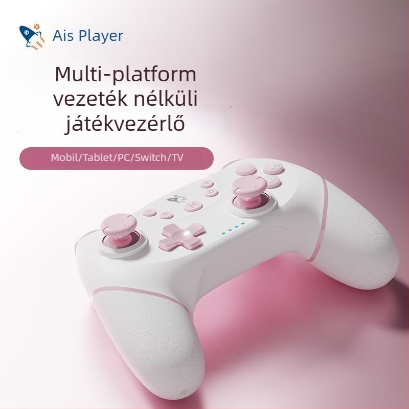PC-hez készült vezeték nélküli joystick játékkontroller, Type-C interfész, vezeték nélküli kapcsolat, belépő szintű periféria