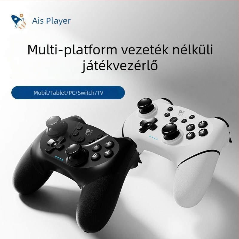 PC-hez készült vezeték nélküli joystick játékkontroller, Type-C interfész, vezeték nélküli kapcsolat, belépő szintű periféria