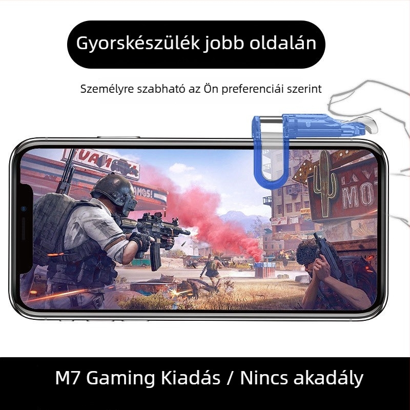 OMALISS M7 vezetékes játékjoystick okostelefonokra, mechanikus gombokkal (Model: M7; Interfész: USB; Csatlakozás: Vezetékes; Rezgés: Force Feedback; Kompatibil: okostelefonok)