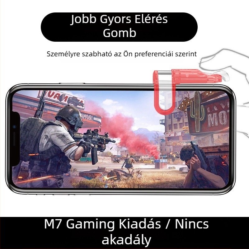 OMALISS M7 vezetékes játékjoystick okostelefonokra, mechanikus gombokkal (Model: M7; Interfész: USB; Csatlakozás: Vezetékes; Rezgés: Force Feedback; Kompatibil: okostelefonok)