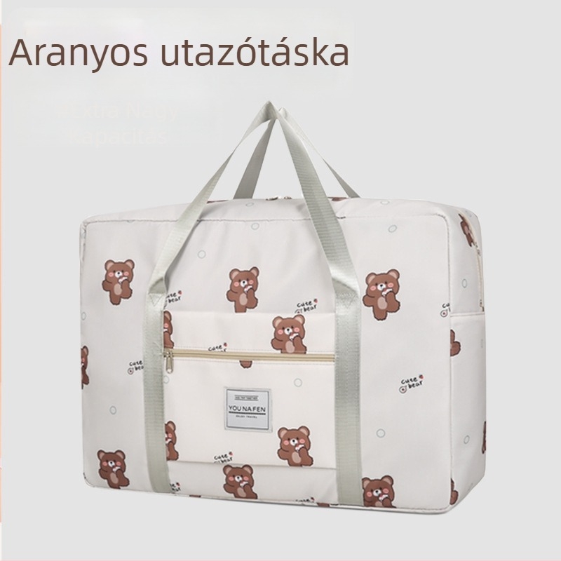 Ruhatároló táska, kocka alakú, poliészter, többfunkciós, utazáshoz, ruhák és kozmetikumok tárolására