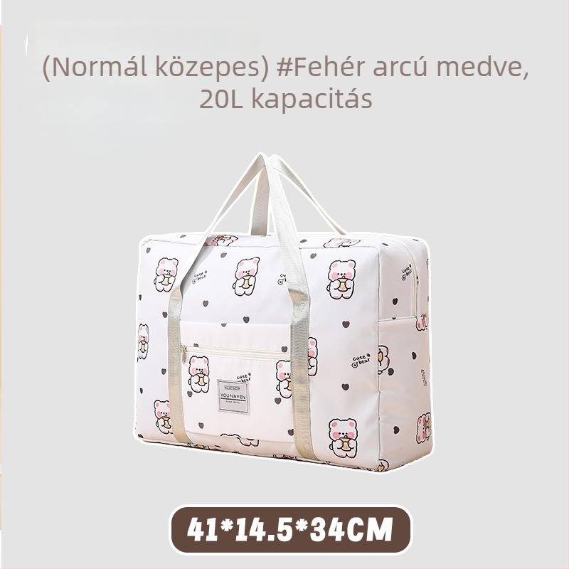 Ruhatároló táska, kocka alakú, poliészter, többfunkciós, utazáshoz, ruhák és kozmetikumok tárolására