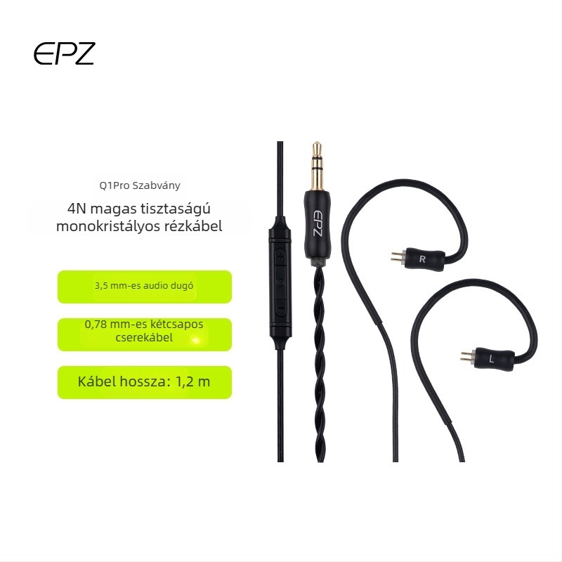 Epz Upgrade Line audio kábel, ezüstös bevonattal, digitális eszközökhöz