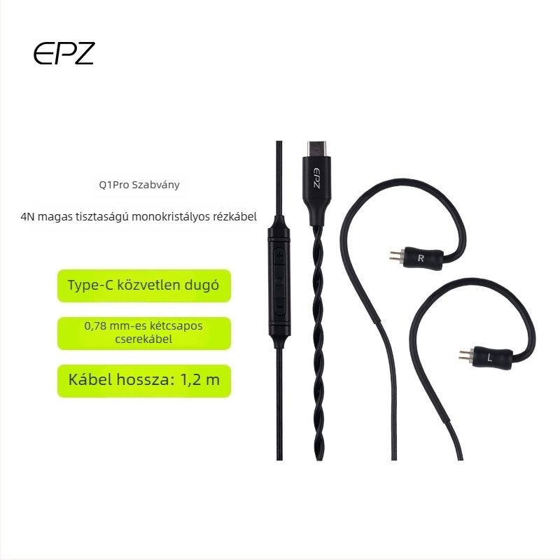 Epz Upgrade Line audio kábel, ezüstös bevonattal, digitális eszközökhöz