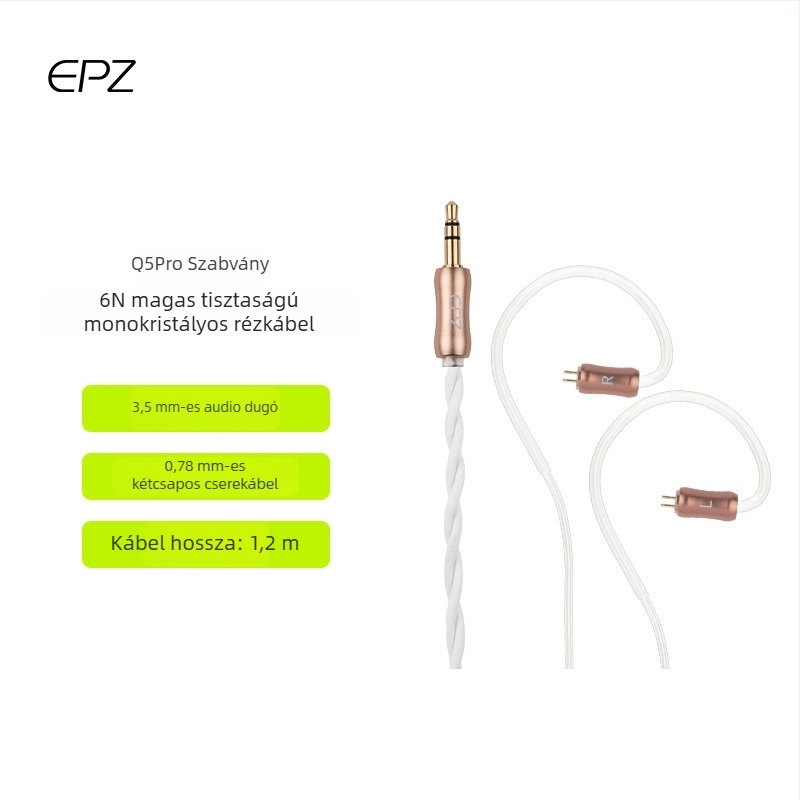 Epz Upgrade Line audio kábel, ezüstös bevonattal, digitális eszközökhöz