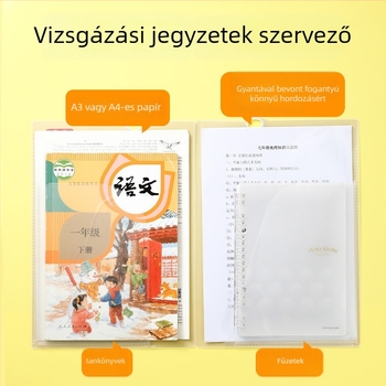 Kokuyo FU810 Többoldalas mappa, Műanyag dokumentum rendező, A3 méretű papírokhoz kompatibilis