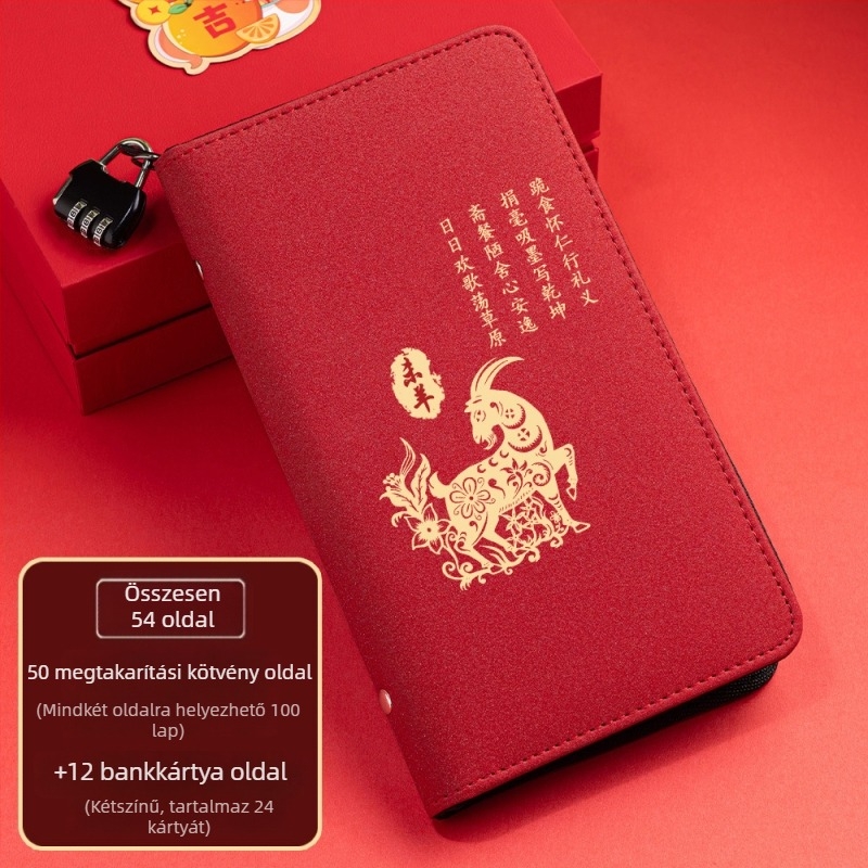 Bőr depozitív tartó zipzárral – Tizenkét Zodiákus sorozat, logónyomtatás elérhető