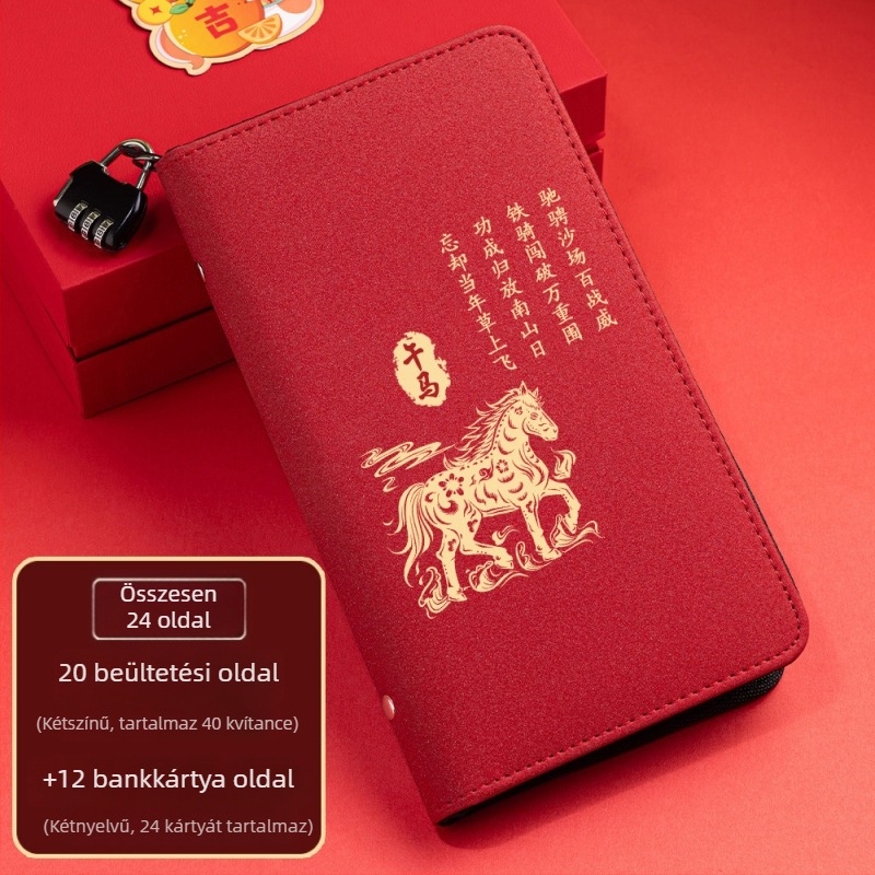 Bőr depozitív tartó zipzárral – Tizenkét Zodiákus sorozat, logónyomtatás elérhető