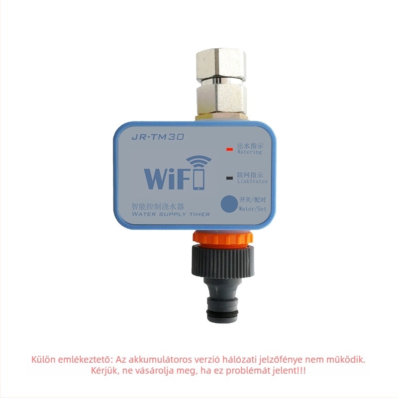 WiFi öntözésvezérlő távoli irányítással, 4-portos interfész, USB DC5V tápegység, Fine Time márka