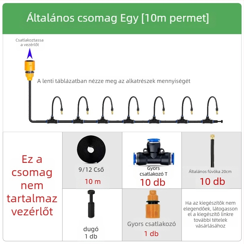 WiFi öntözésvezérlő távoli irányítással, 4-portos interfész, USB DC5V tápegység, Fine Time márka
