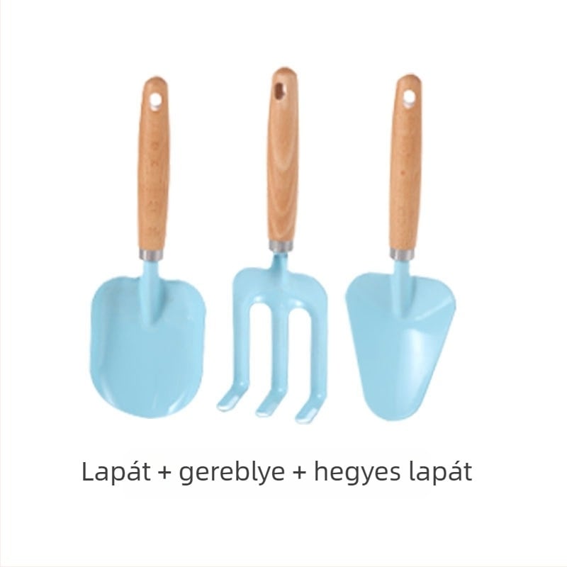 Gyerekek kertészkedő eszköz készlet — vasból készült, zuhanyfej típusú fúvóka, otthoni kertészkedéshez