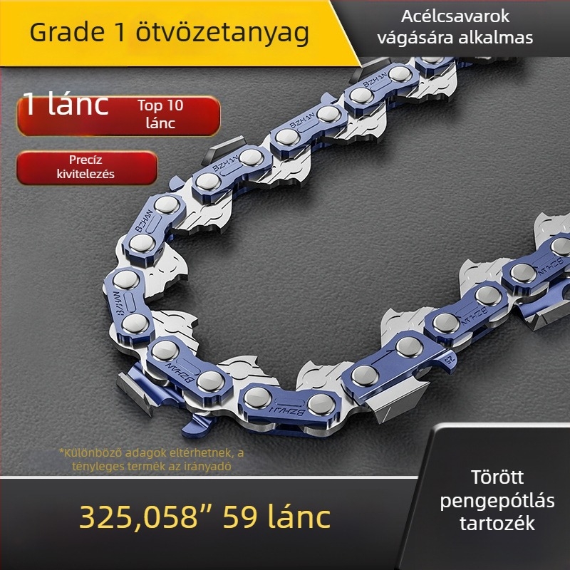 Southern Expedition láncfűrészlánc, 325-ös pitch, 64 vagy 72 hajtólink, fakitermeléshez és kertészkedéshez
