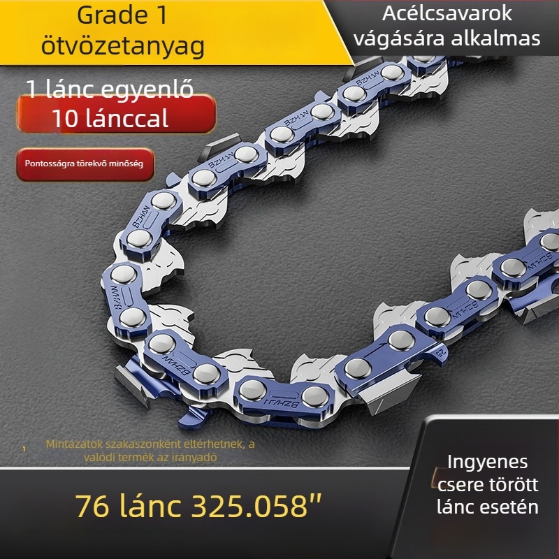 Southern Expedition láncfűrészlánc, 325-ös pitch, 64 vagy 72 hajtólink, fakitermeléshez és kertészkedéshez